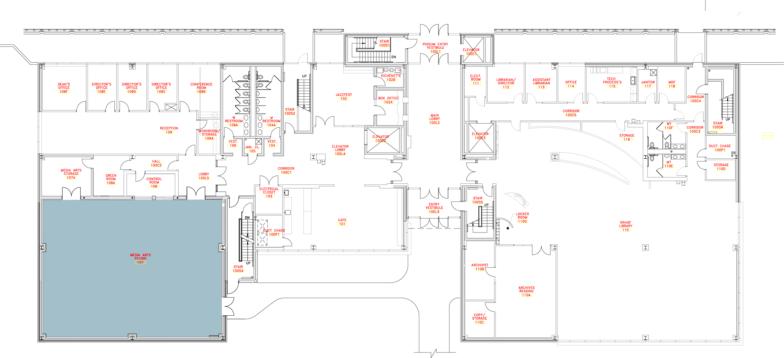 Metropolitan Campus Black Box Floor Plan